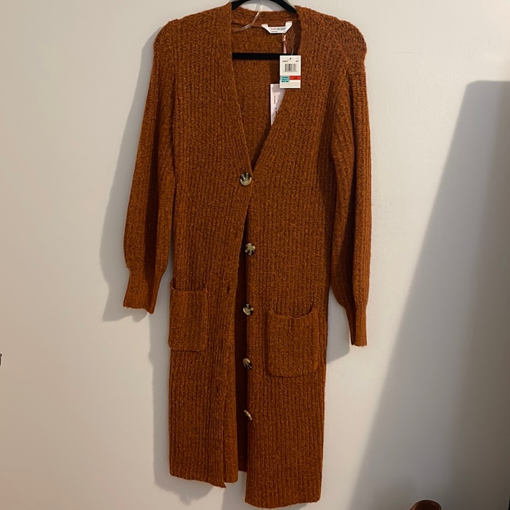 Long sleeve cardigan with pockets